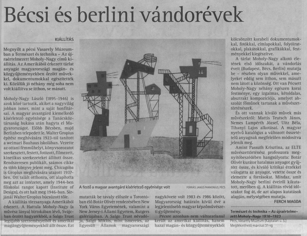 Bécsi és berlini vándorévek