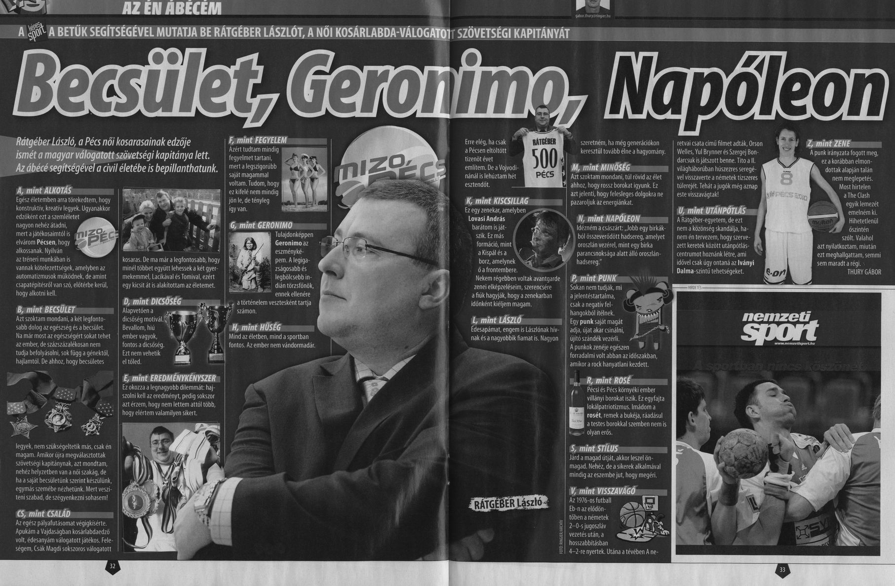 Becsület, Geronimo, Napóleon