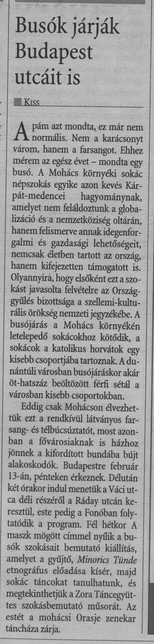 Busók járják Budapest utcáit is