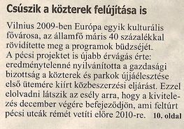 Csúszik a közterek felújítása is Újabb közbeszerzési eljárást nyilvánítottak eredménytelennek Pécsett