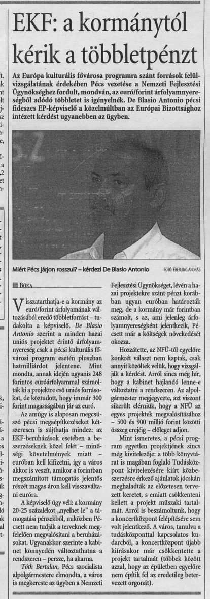 EKF: a kormánytól kérik a többletpénzt