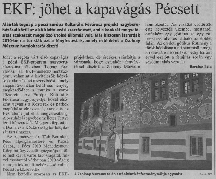 EKF: jöhet a kapavágás Pécsett