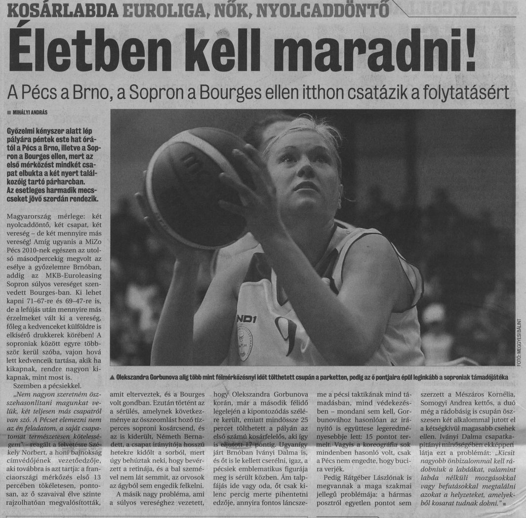 Életben kell maradni!