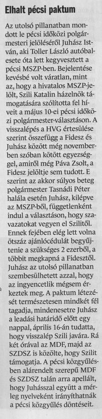 Elhalt pécsi paktum