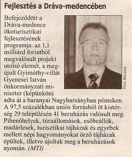 Fejlesztés a Dráva-medencében