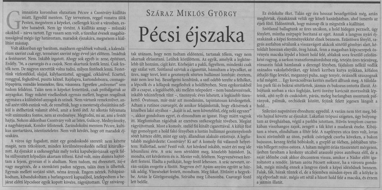 Pécsi éjszaka