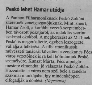 Peskó Lehet Hamar utódja