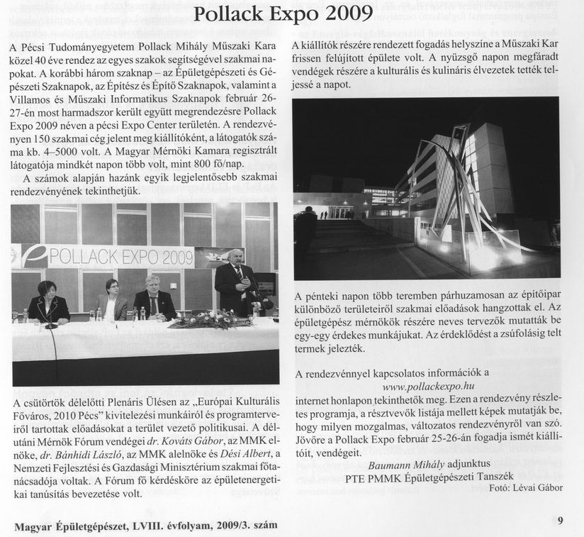 Pollack Expo 2009