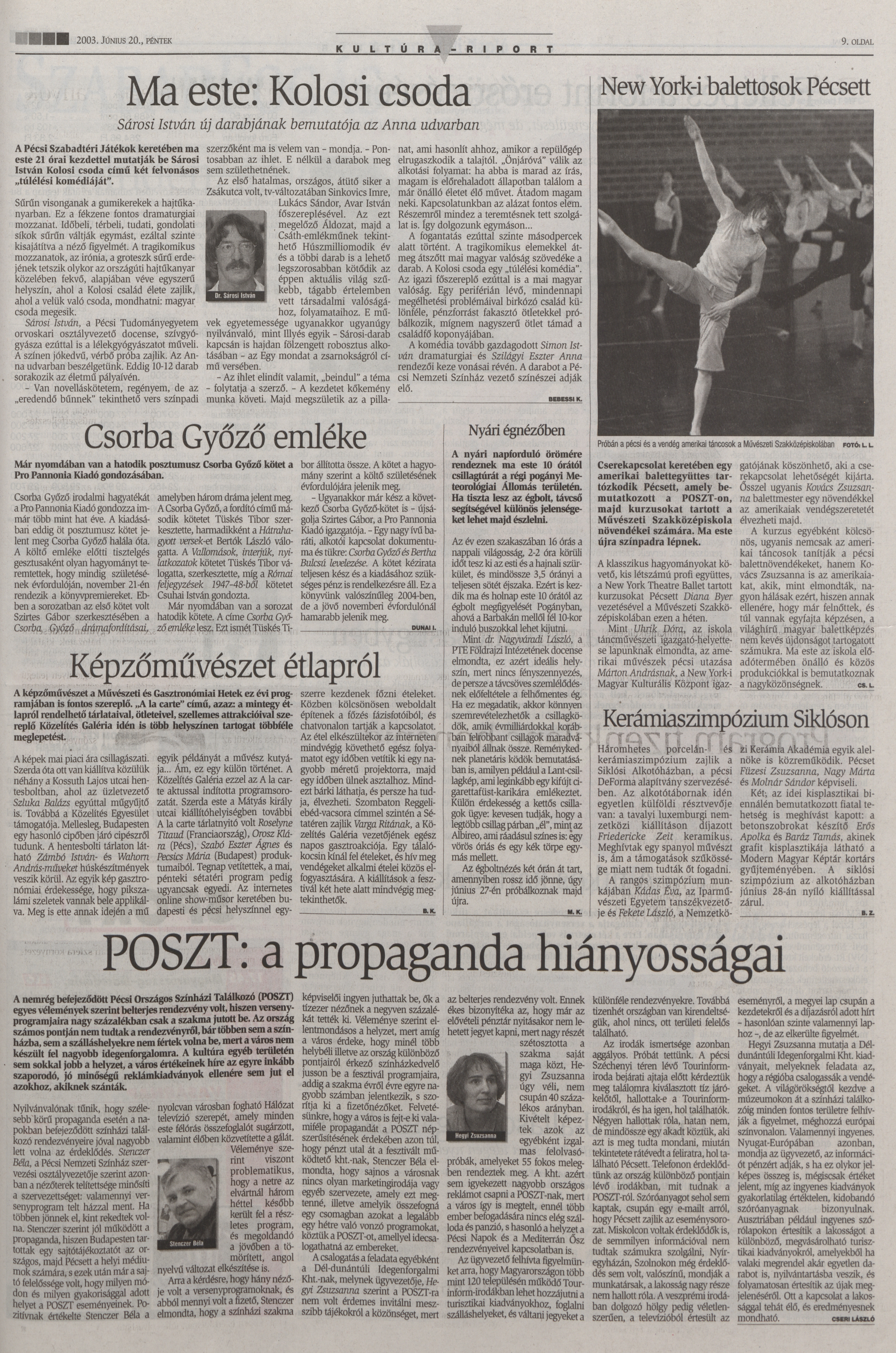 POSZT: a propaganda hiányosságai