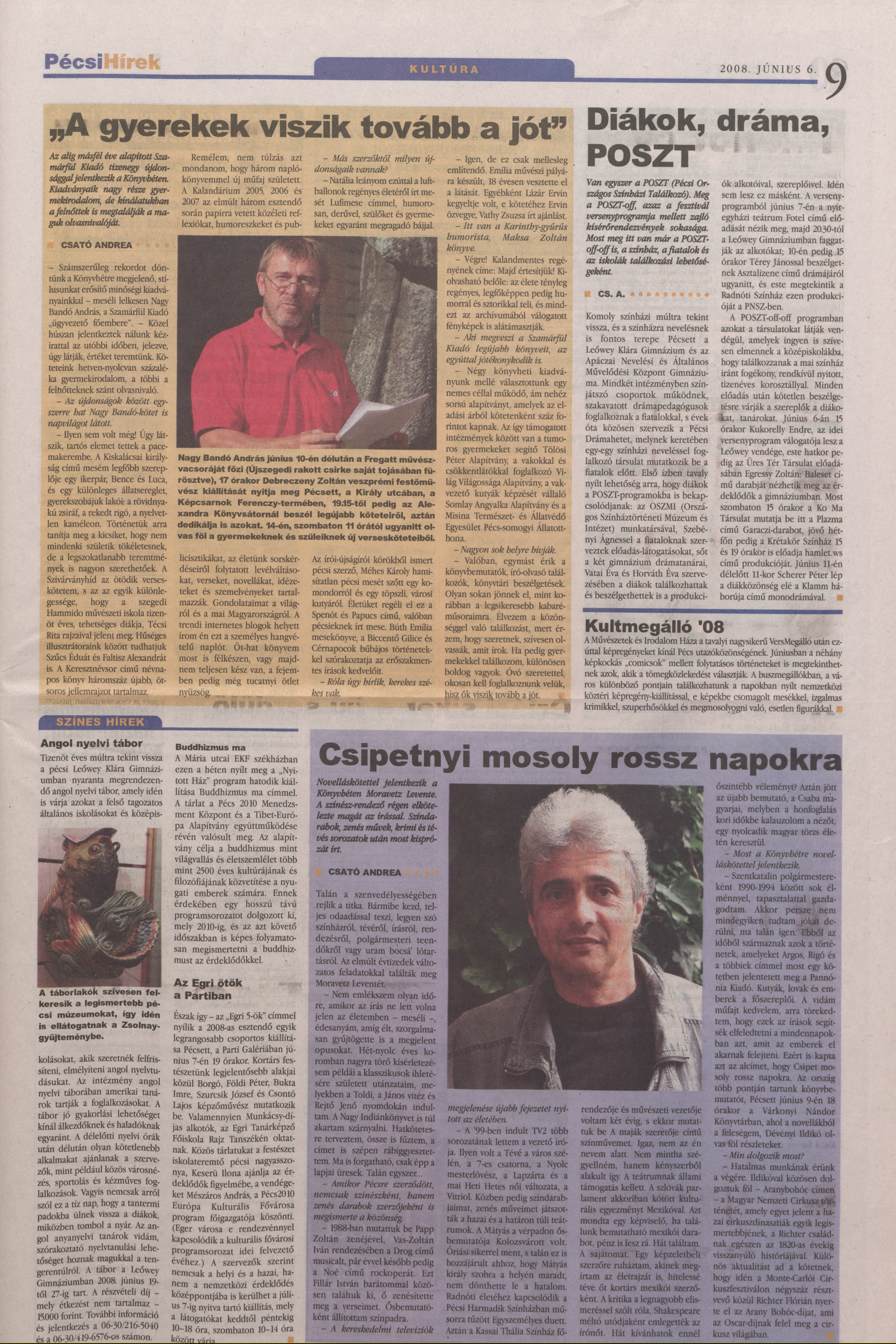 Diákok, dráma, POSZT