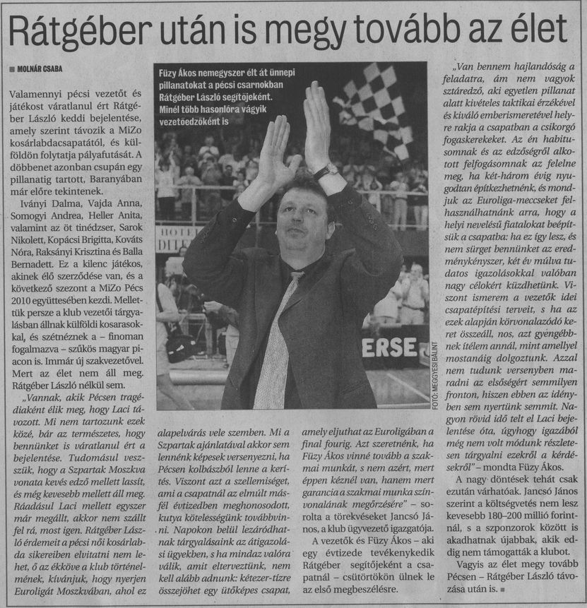 Rátgéber után is megy az élet