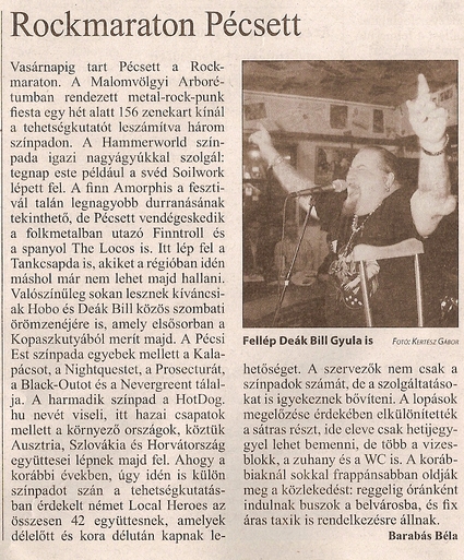Rockmaraton Pécsett