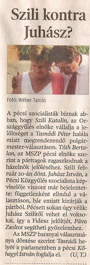 Szikli kontra Juhász?