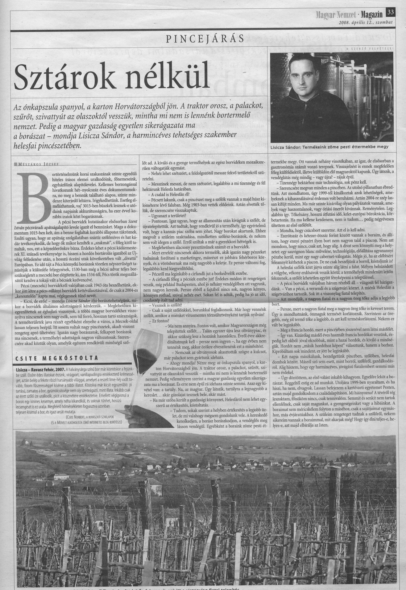 Sztárok nélkül Pincejárás