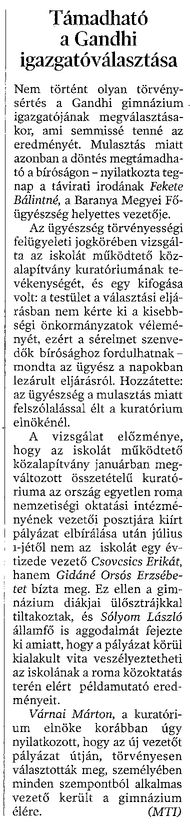 Támadható a Gandhi igazgatóválasztása