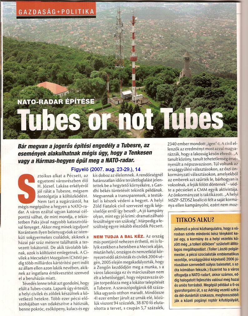 Tubes or not Tubes