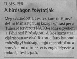 Tubes-per A bíróságon folytatják