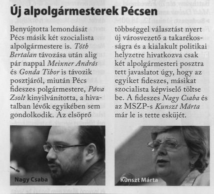 Új alpolgármesterek Pécsen