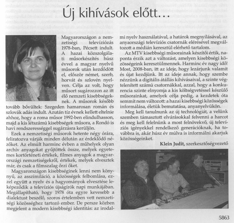 Új kihívások előtt...