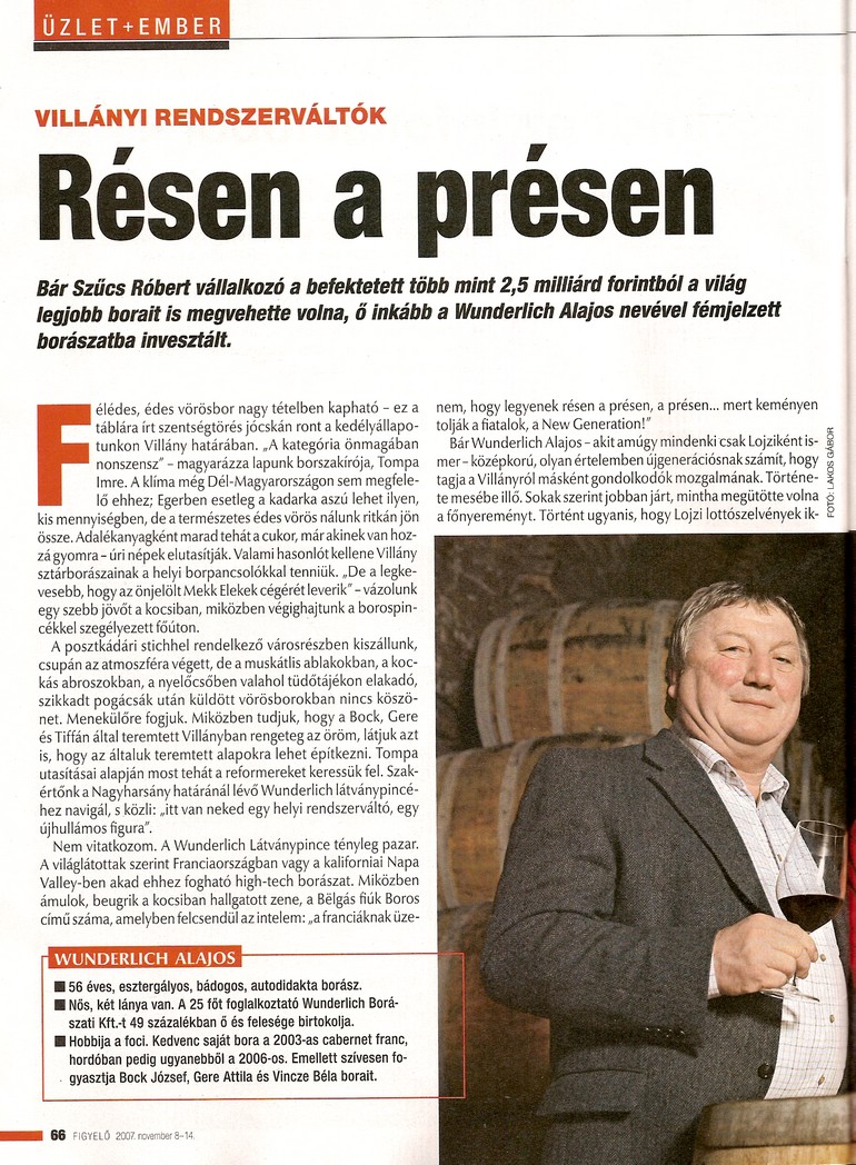 Résen a présen Villányi rendszerváltók