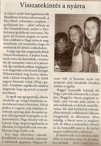 Visszateintés a nyárra