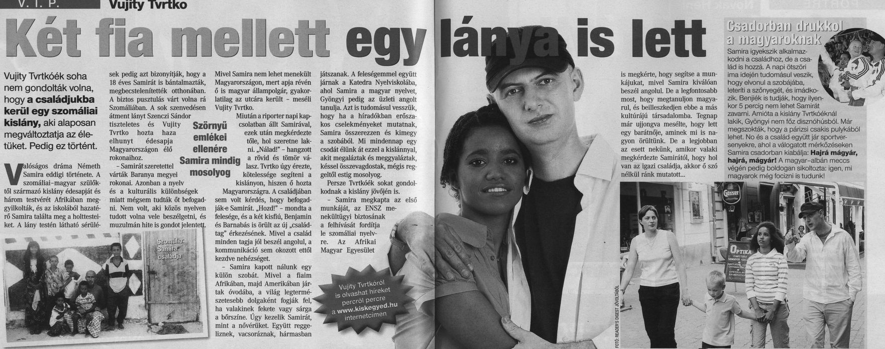 Vujity Tvrtko : Két fia mellett egy lánya is lett