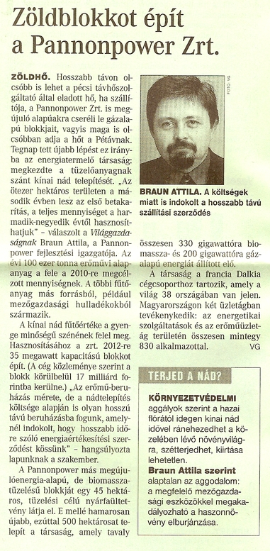 Zöldblokkot épít a Pannonpower Zrt.