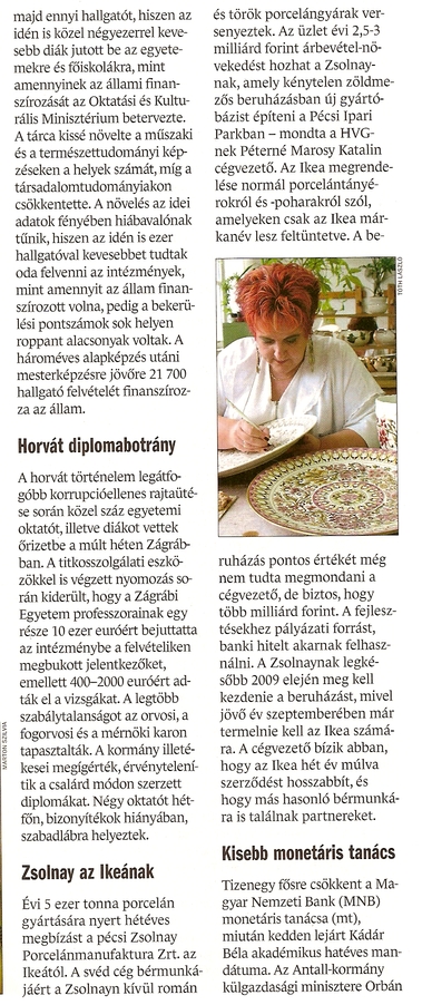 Zsolnay az Ikeának