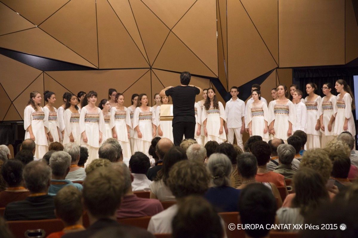 Pécs Efroni Choir koncert az Europa Cantaton