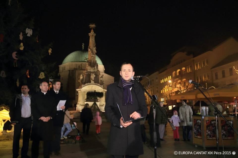 Pécs Europa Cantat - Adventi vásár megnyitója