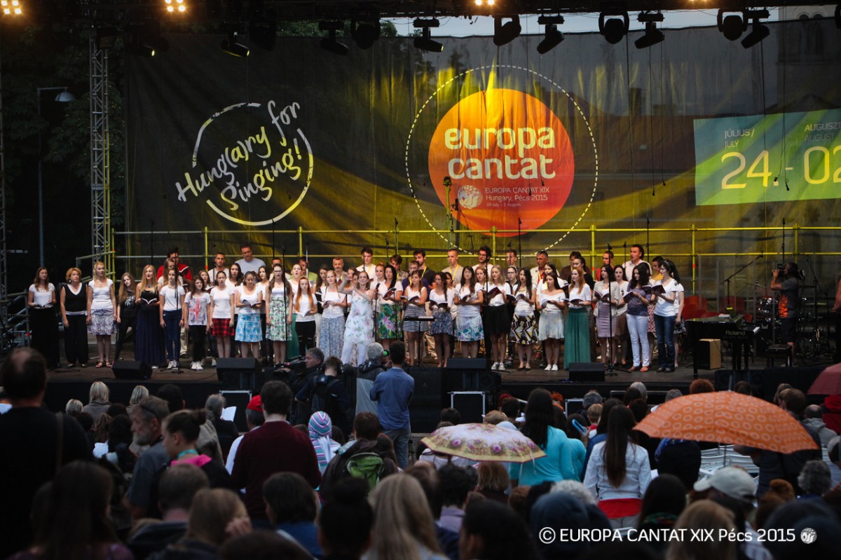 Pécs Europa Cantat 2. nap - hangulatfotók